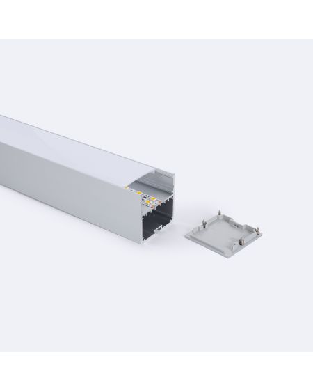 Profilé Aluminium Sixe Suspendu Pour Ruban LED jusqu'à 45 mm