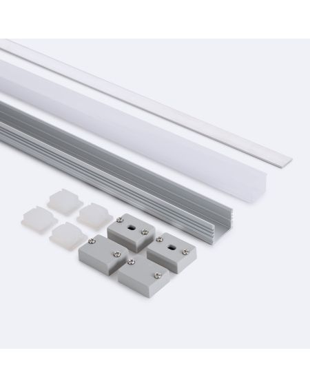 Profilé Aluminium en Saillie pour Ruban LED jusqu'à 10 mm