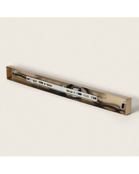 Suspension Métal et Verre Moonlight Brass 3 Spots