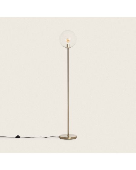 Lampadaire Métal et Verre Moonlight Clear