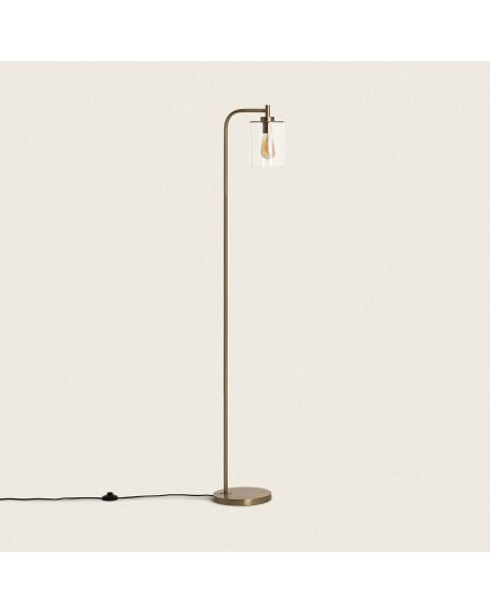Lampadaire Métal et Verre Joile