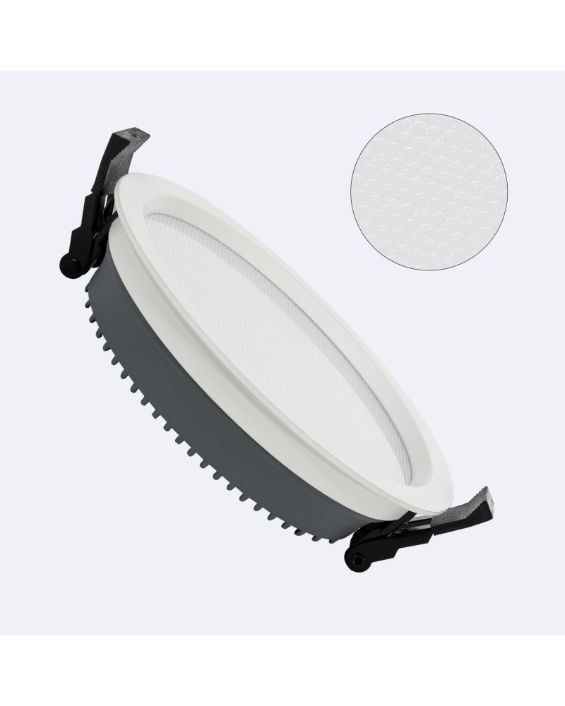 Dalle LED Ronde 24W Dimmable Dim To Warm Coupe Ø135 mm