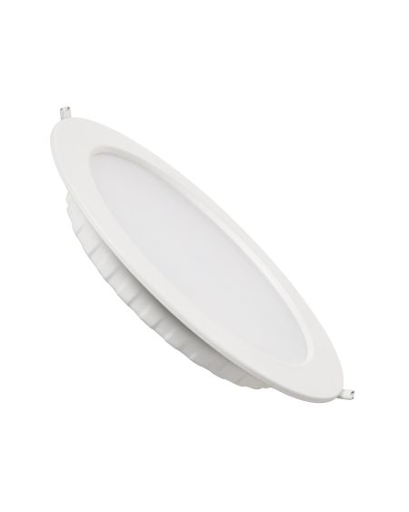 Dalle LED Ronde Dimmable Slim 18W Coupe Ø185 mm