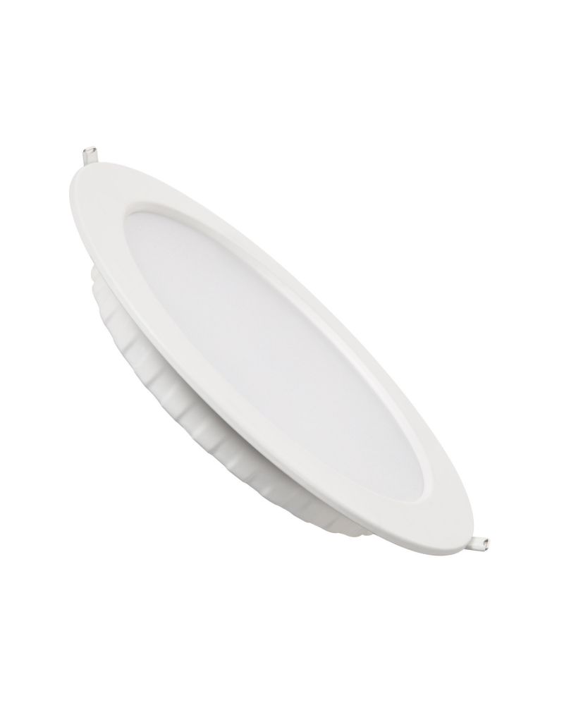 Dalle LED Ronde Dimmable Slim 18W Coupe Ø185 mm