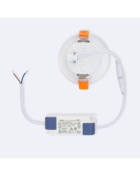 Downlight LED  Aero 6W 110 lm/W LIFUD Coupe Ø 80 mm