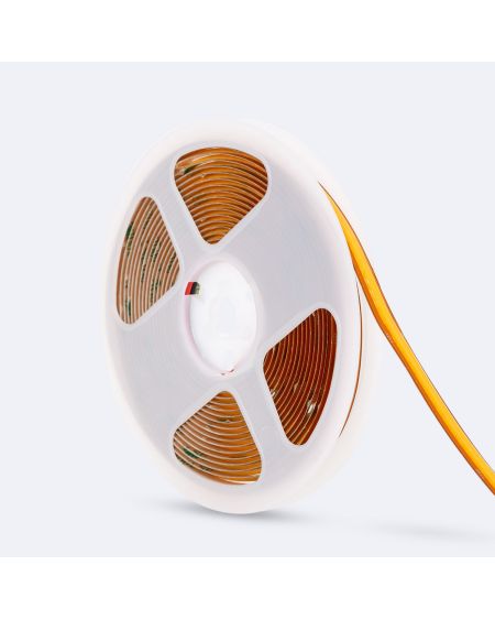 Ruban LED COB 12V DC 528 LED/m 5m IP20 CRI90 Largeur 8mm Freecut