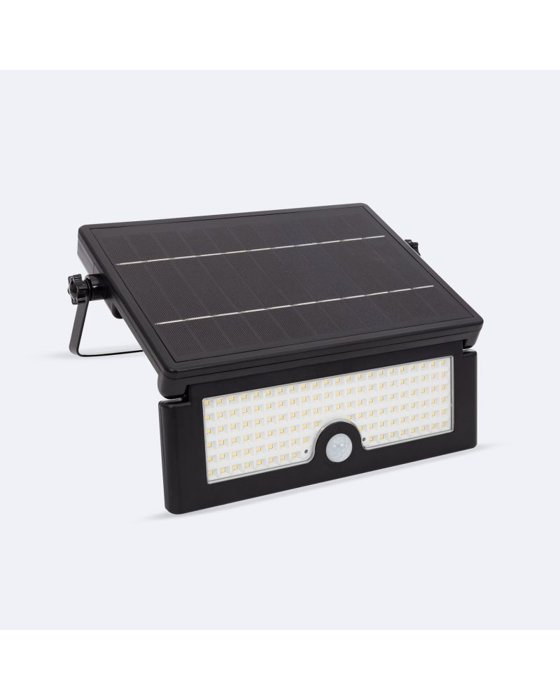 Projecteur LED Solaire 10W IP54 avec Détecteur de Mouvement PIR y Crépusculaire Projecteur LED Solaire 10W IP54 avec Détecteur de Mouvement PIR y Crépusculaire