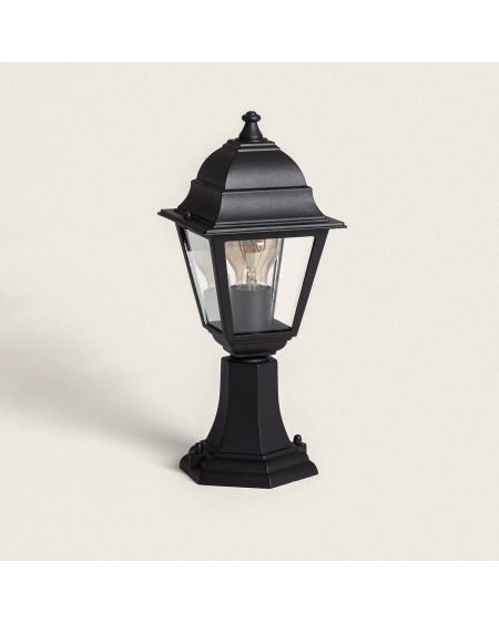 Balise Muret sur Pied Aluminium et Verre Villa