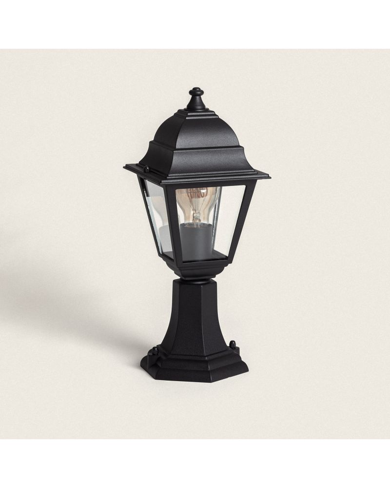 Balise Muret sur Pied Aluminium et Verre Villa