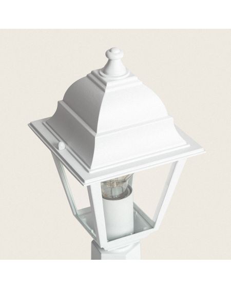 Balise Muret sur Pied Aluminium et Verre Villa