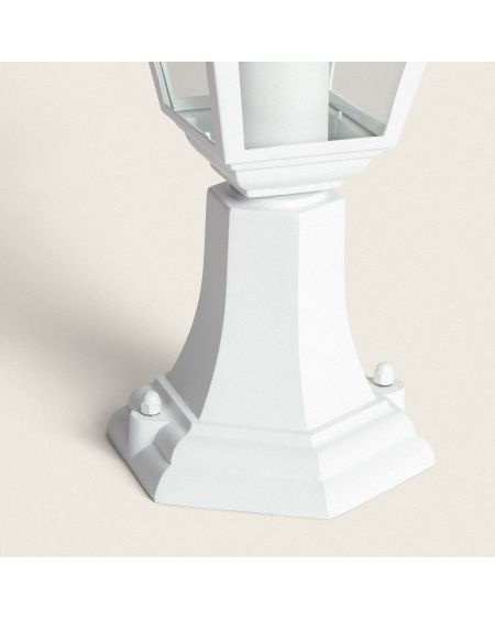 Balise Muret sur Pied Aluminium et Verre Villa