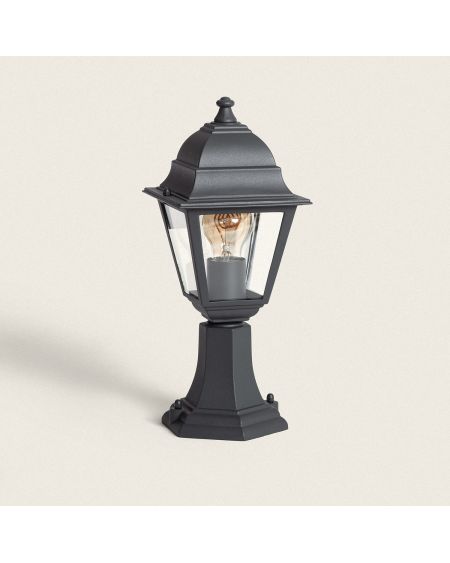 Balise Muret sur Pied Aluminium et Verre Villa