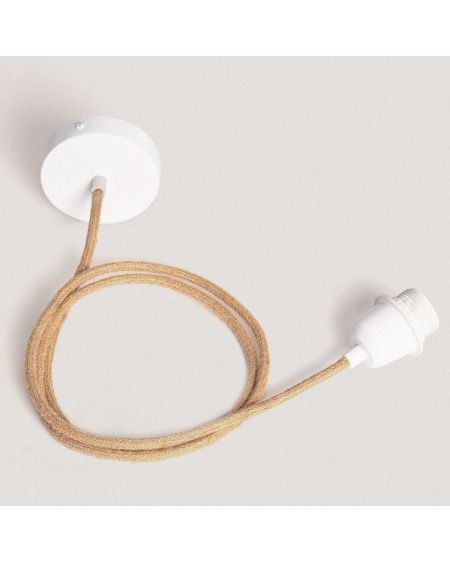 Lampe suspendue en rotin Nulko ILUZZIA