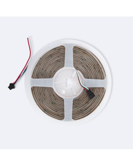 Ruban LED RGB IC COB 24V DC 720 LED/m 5m IP20 CRI90 Largeur 12mm Découpé tous les 5 cm