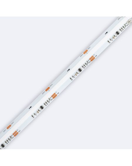 Ruban LED RGB IC COB 24V DC 720 LED/m 5m IP20 CRI90 Largeur 12mm Découpé tous les 5 cm
