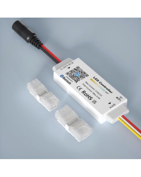 Contrôleur Variateur WiFi pour Ruban LED CCT 5/24V DC