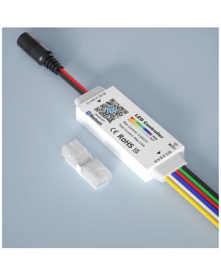 Contrôleur Variateur WiFi pour Ruban LED RGB+CCT 5/24 V DC