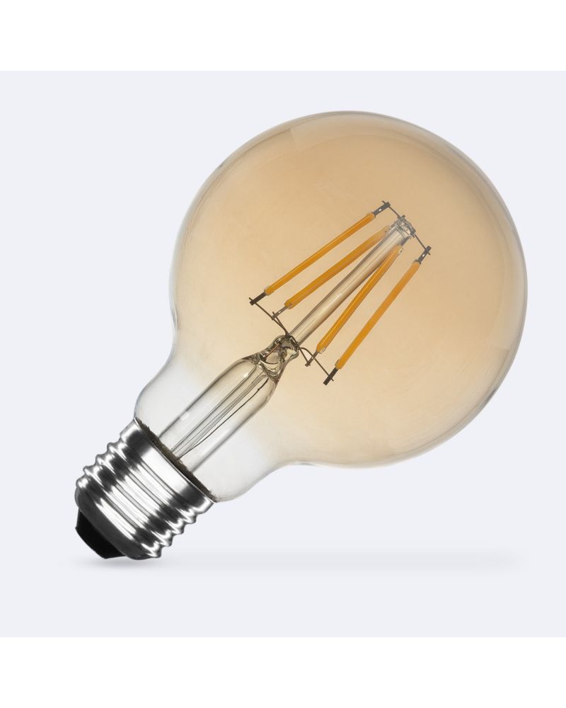 Ampoule LED Filament E27 6W 720 lm G80 Gold