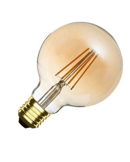 Ampoule LED Filament E27 6W 720 lm G95 Gold