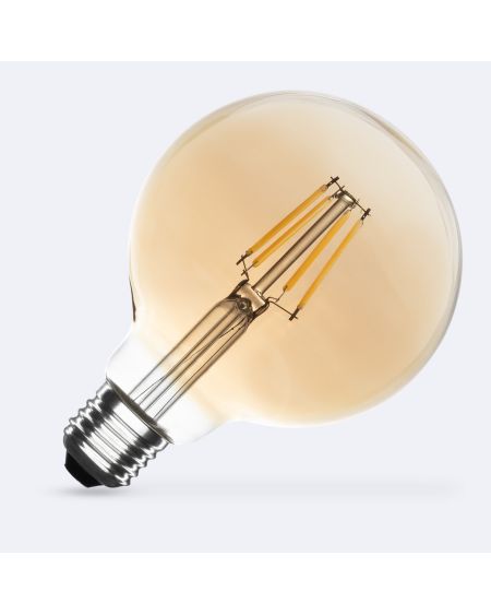 Ampoule LED Filament E27 6W 720 lm Dimmable G95 Gold