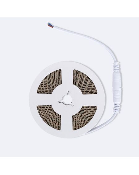 Ruban LED 12V DC SMD2835 120LED/m 5m IP20 Largeur 8mm Coupe 5cm
