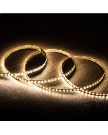 Ruban LED 12V DC SMD2835 120LED/m 5m IP20 Largeur 8mm Coupe 5cm