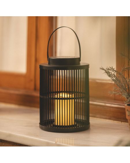 Lampe à Poser LED Extérieure Solaire Effet Bougie Omis