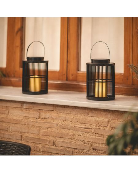 Lampe à Poser LED Extérieure Solaire Effet Bougie Omis