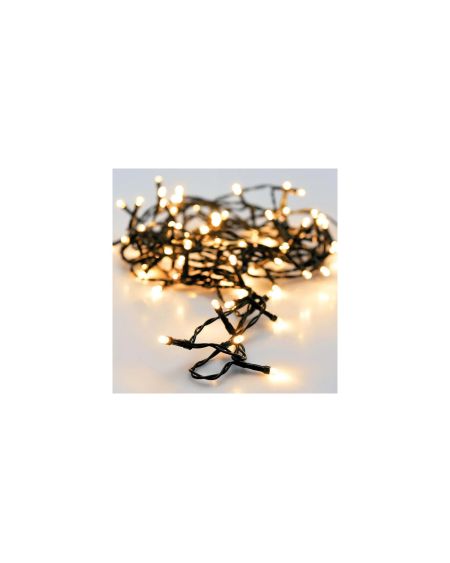 Guirlande LED Extérieure Câble Noir à Piles 7.5m