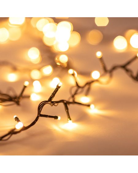 Extension 6 m pour Rideaux Guirlande LED Extérieurs Câble Noir