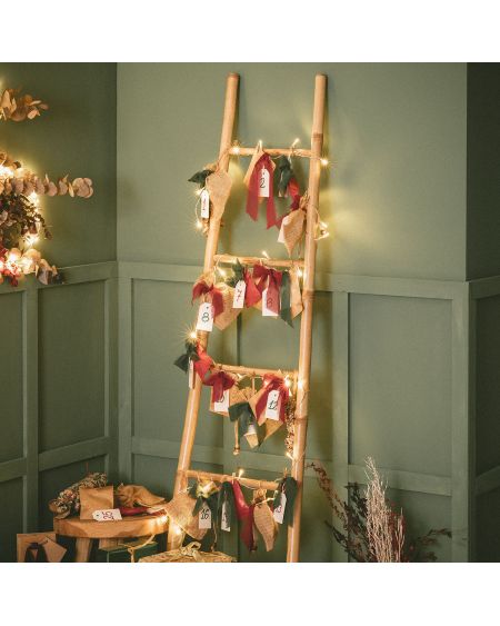 Guirlande Câble LED à Pile et Minuterie Blanc Froid de 3 m