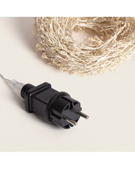 Guirlande LED Extérieure Alambre Chrome 9.6m Racimo