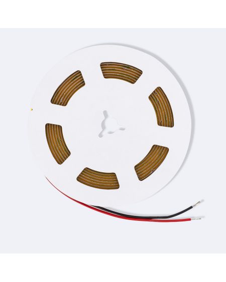 Ruban LED 12V DC COB 320 LED/m 5m IP20 CRI90 Largeur 8mm Coupe tous les 2,5cm