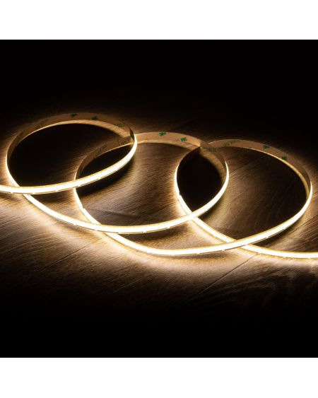 Ruban LED 12V DC COB 500 LED/m 5m IP20 Largeur 8mm FreeCut