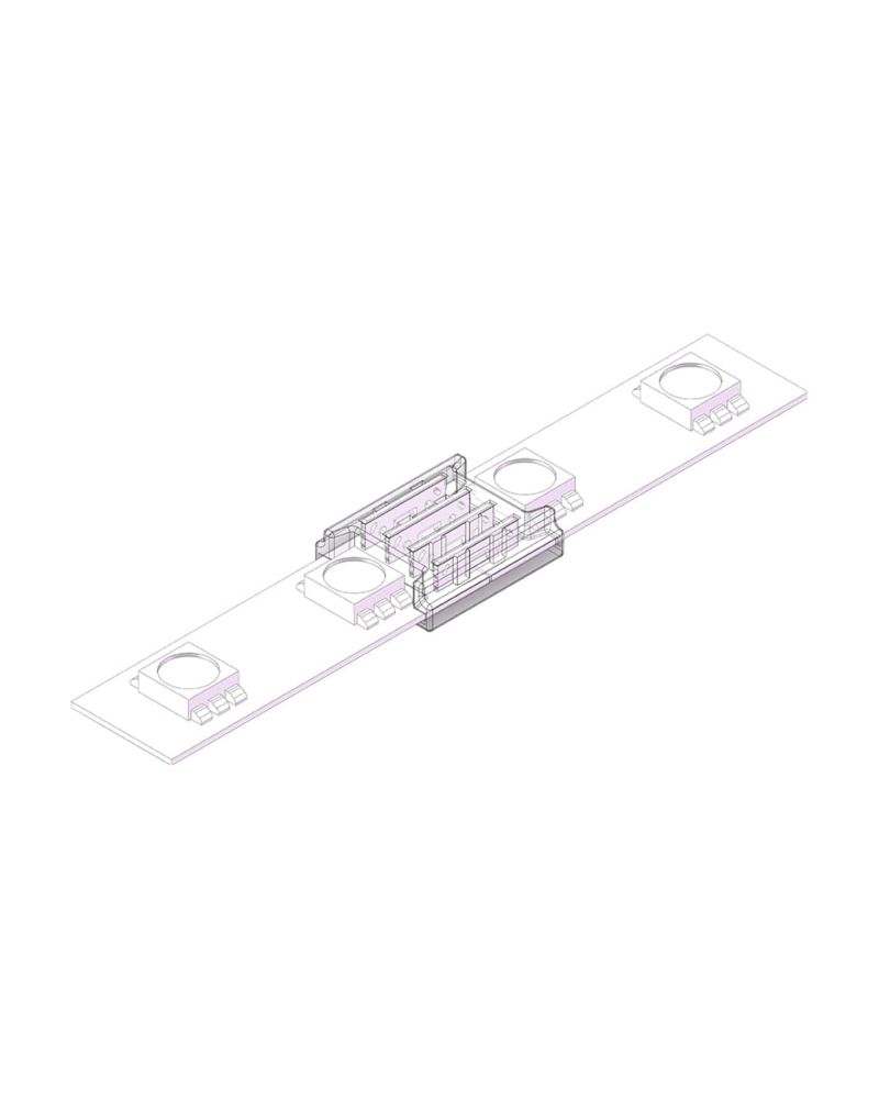 Connecteur HIPPO pour Ruban LED RGBIC COB 24V DC IP20 Largeur 10mm