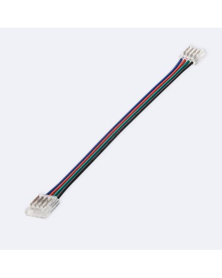 Connecteur HIPPO Double avec câble pour Ruban LED RGBIC COB 24V DC IP20 Largeur 10mm