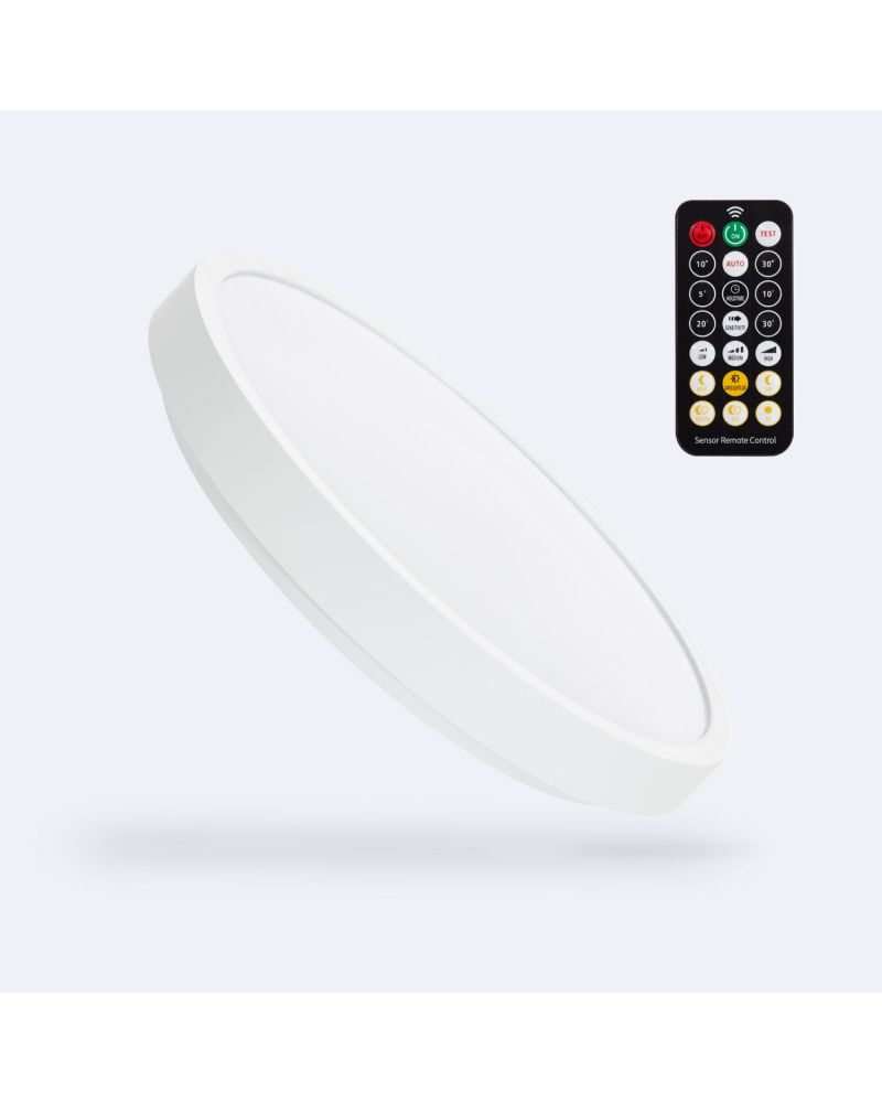 Plafonnier LED Rond 18W avec Détecteur de Mouvement Radar Ø300 mm