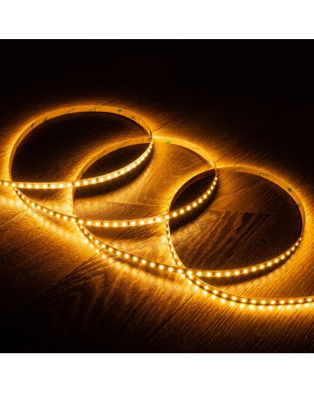 Ruban LED 24V DC SMD2835 120LED/m 5m IP20 Largeur 8mm Coupe 5cm