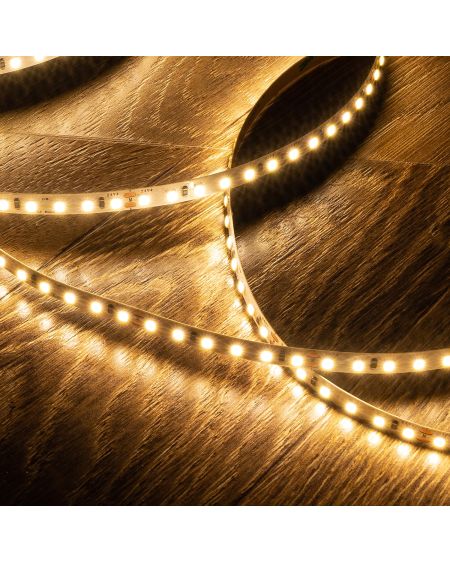 Ruban LED 24V DC SMD2835 120LED/m 5m IP20 Largeur 8mm Coupe 5cm