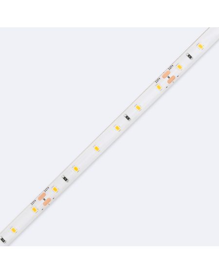 Ruban LED 24V DC SMD2835 60LED/m 5m IP65 Largeur 8mm Coupe 10cm
