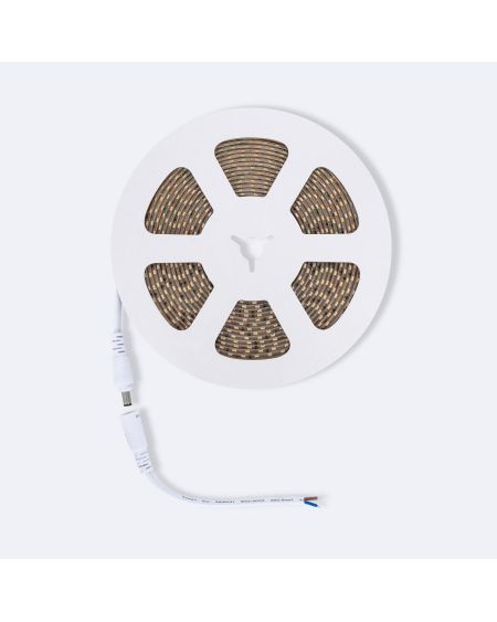 Ruban LED 24V DC SMD2835 120LED/m 5m IP44 Largeur 8mm Coupe 5cm