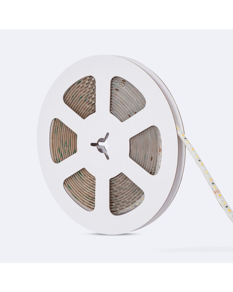 Ruban LED CCT 24V DC SMD2835 60LED/m 5m IP65 Largeur 10mm Coupe 5cm