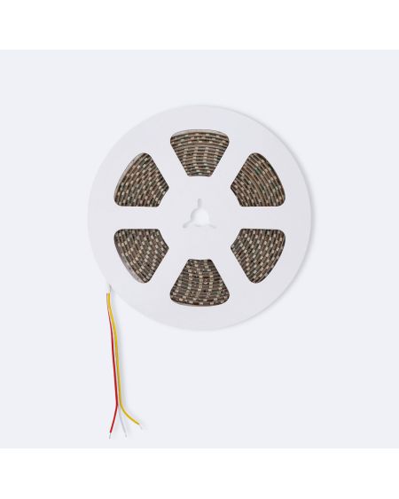 Ruban LED CCT 24V DC SMD2835 60LED/m 5m IP65 Largeur 10mm Coupe 5cm