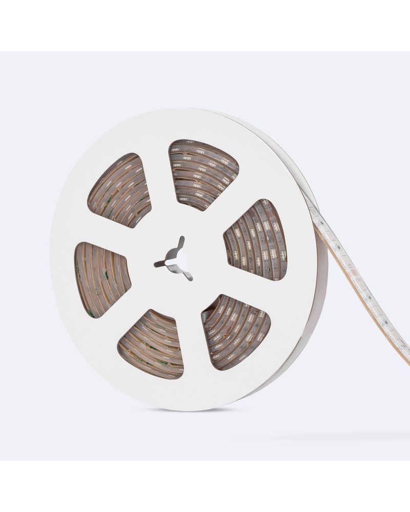 Ruban LED RGB 24V DC SMD Silicone FLEX 60LED/m 5m IP68 Largeur 10mm Coupe tous les 10cm