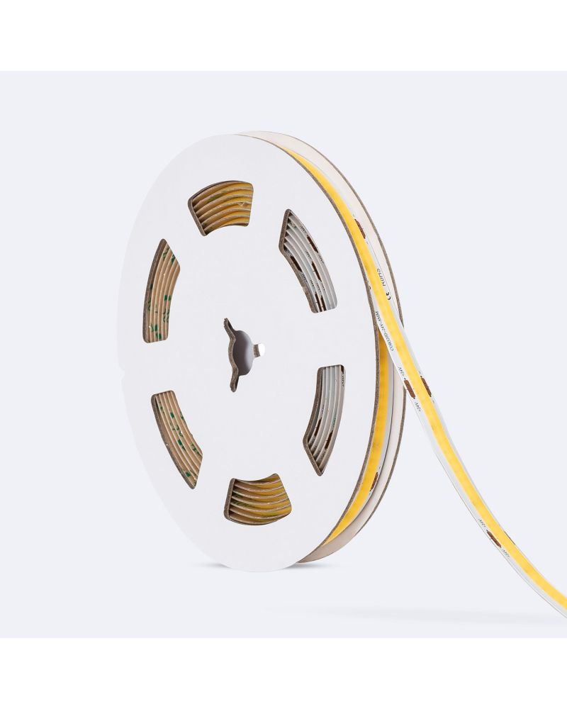 Ruban LED COB 24V DC 320 LED/m 5m IP20 CRI90 Largeur 8mm Coupe 5 cm Ruban LED COB 24V DC 320 LED/m 5m IP20 CRI90 Largeur 8mm Coupe 5 cm