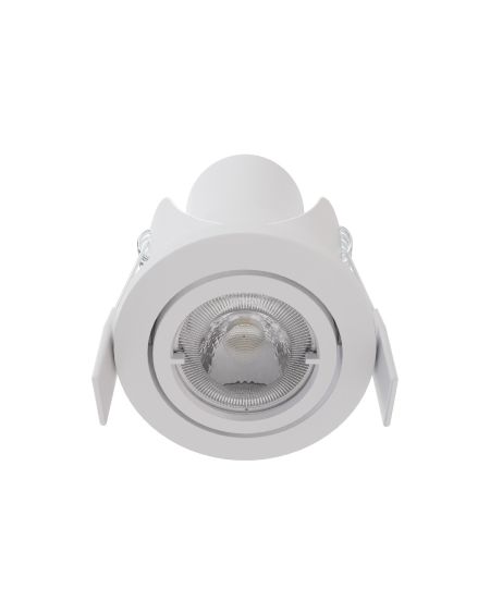 Spot Downlight LED 6.5W Orientable Rond Blanc Coupe Ø68 mm