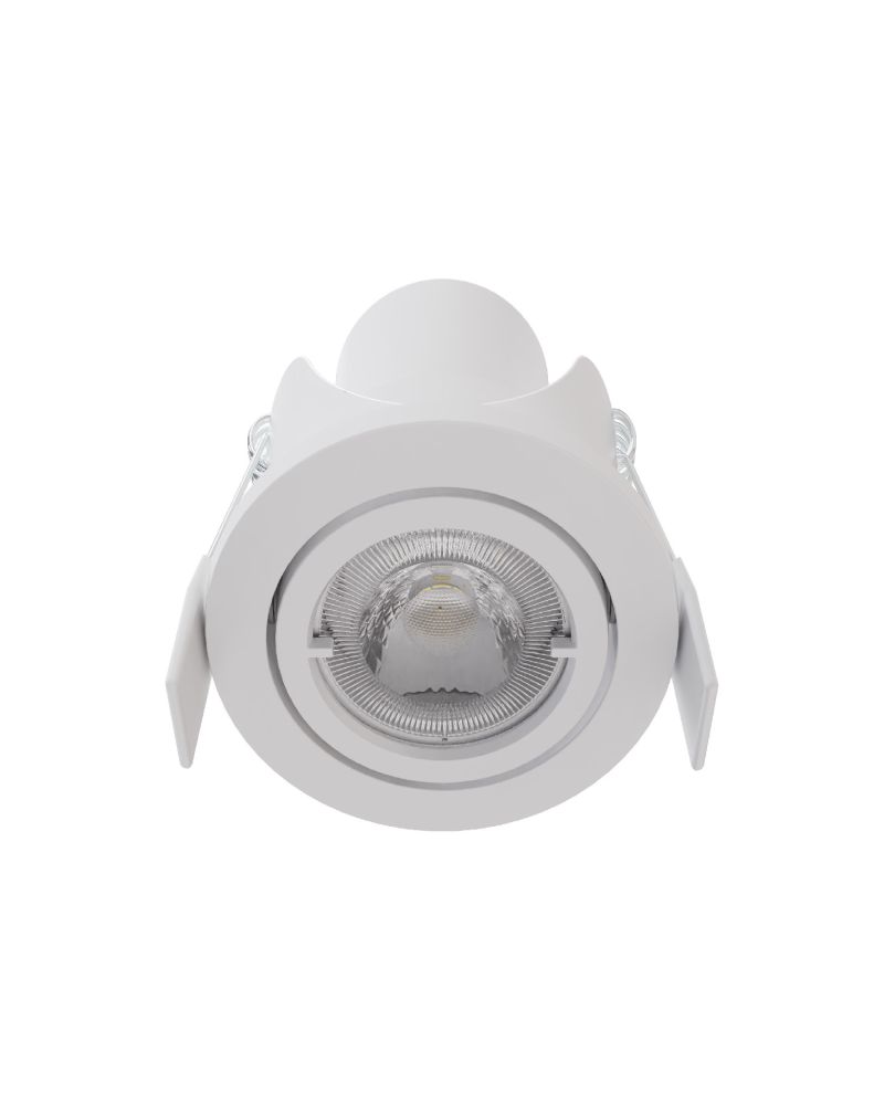 Spot Downlight LED 6.5W Orientable Rond Blanc Coupe Ø68 mm