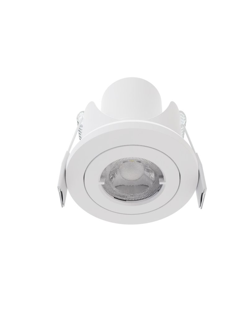 Spot Downlight LED 4W Rond Blanc Coupe Ø85 mm