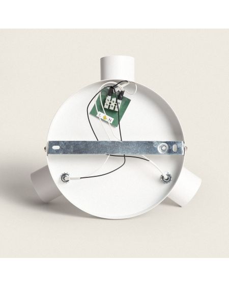Plafonnier Orientable Métal 3 Spots Wuedy Rond