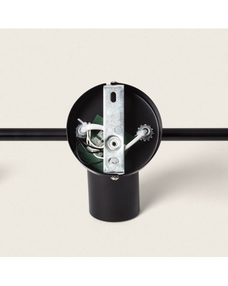 Plafonnier Orientable Métal 3 Spots Albus Black